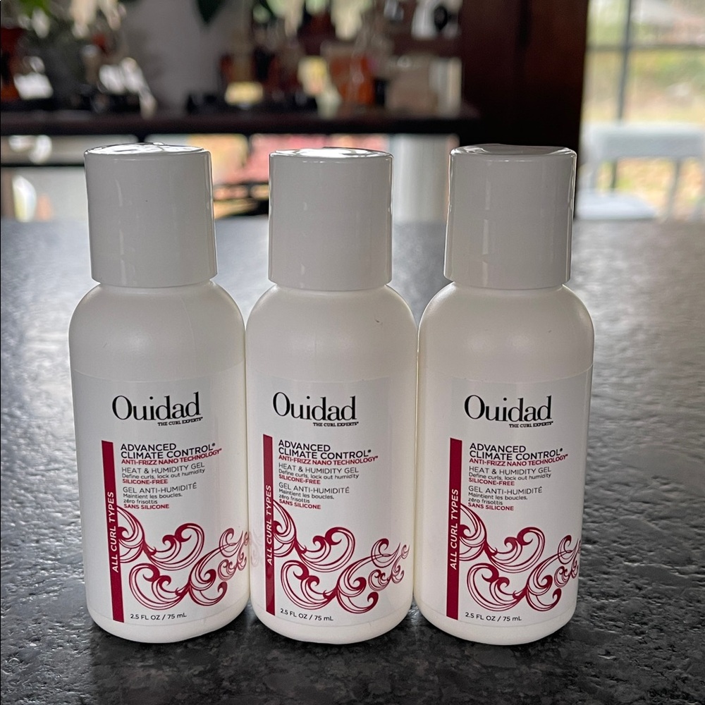 Ouidad Advanced Climate Control Heat & Humidity Gel x 3 no frizz for curls